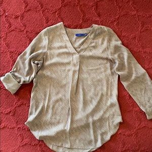 Nice long blouse V neck.